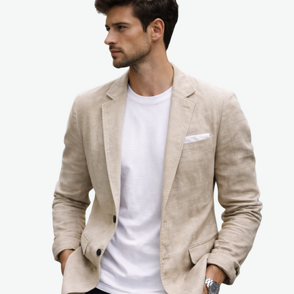 Men’s Lightweight Notched Lapel Blazer