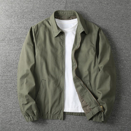 Men’s Lightweight Zip-Front Casual Jacket