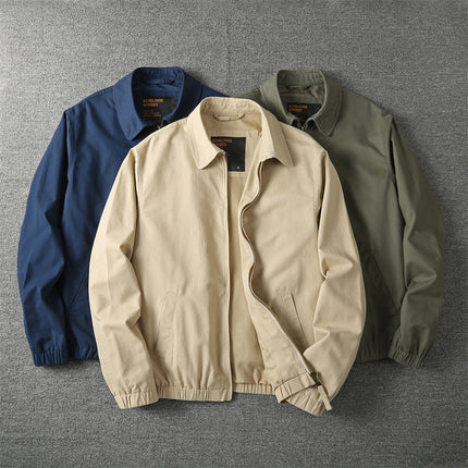 Men’s Lightweight Zip-Front Casual Jacket