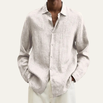 Men’s Linen Button Down Summer Shirt