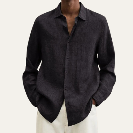 Men’s Linen Button Down Summer Shirt
