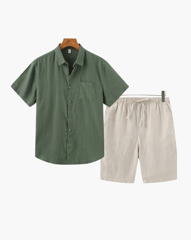 Men’s Linen Combo Set