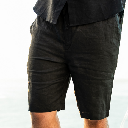 Men’s Linen Drawstring Shorts