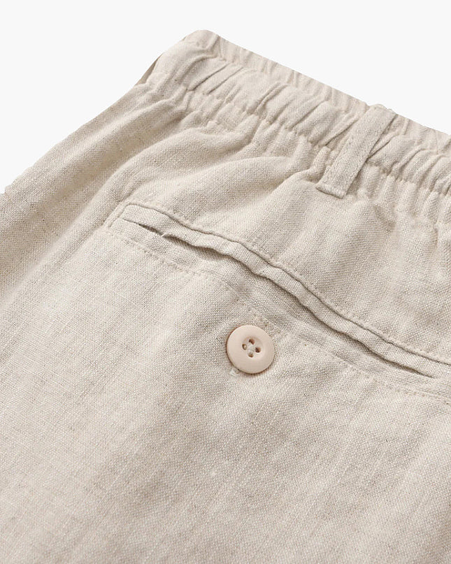 Men’s Linen Drawstring Shorts