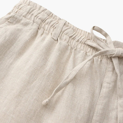 Men’s Linen Drawstring Shorts