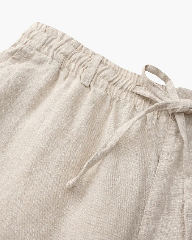 Men’s Linen Drawstring Shorts