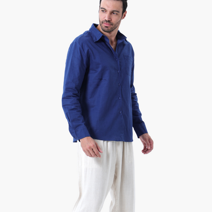 Men’s Long Sleeve Linen Set