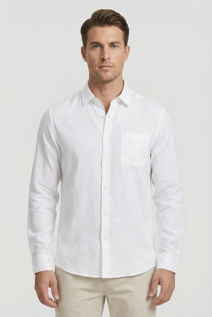 Men’s Long Sleeve Pocket Shirt