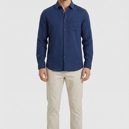 Men’s Long Sleeve Pocket Shirt