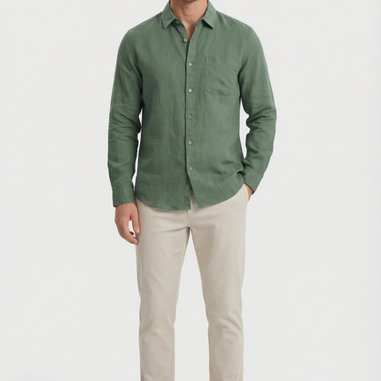 Men’s Long Sleeve Pocket Shirt