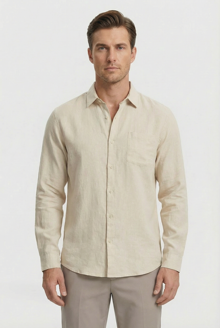 Men’s Long Sleeve Pocket Shirt