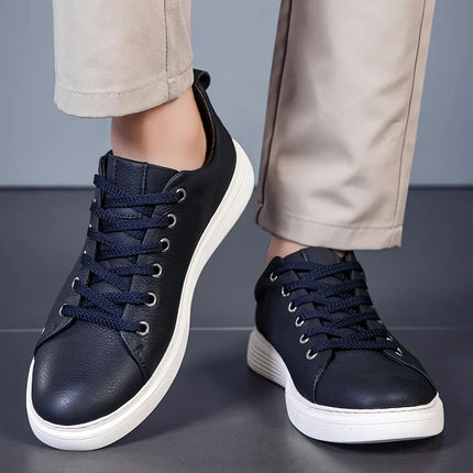 Men’s Low Top Sneakers – Contrast Sole