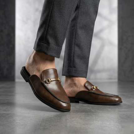 Men’s Luxe Horsebit Mule Loafers
