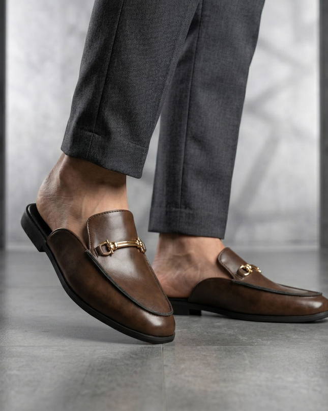 Men’s Luxe Horsebit Mule Loafers