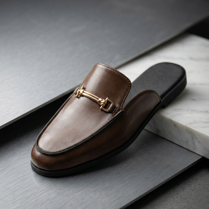 Men’s Luxe Horsebit Mule Loafers