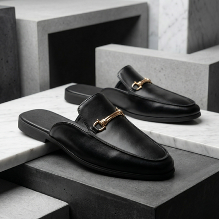 Men’s Luxe Horsebit Mule Loafers