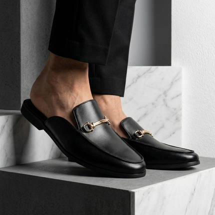 Men’s Luxe Horsebit Mule Loafers