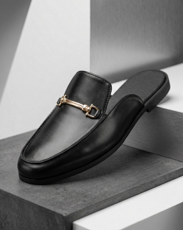 Men’s Luxe Horsebit Mule Loafers