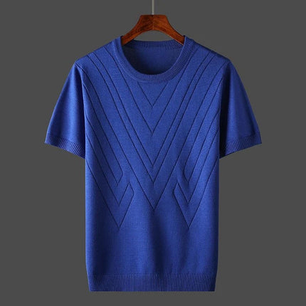 Men’s Meridian Geometric Knit T-Shirt