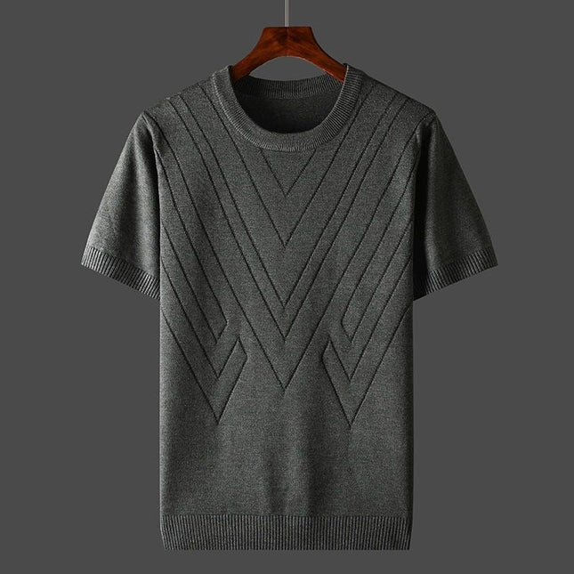 Men’s Meridian Geometric Knit T-Shirt