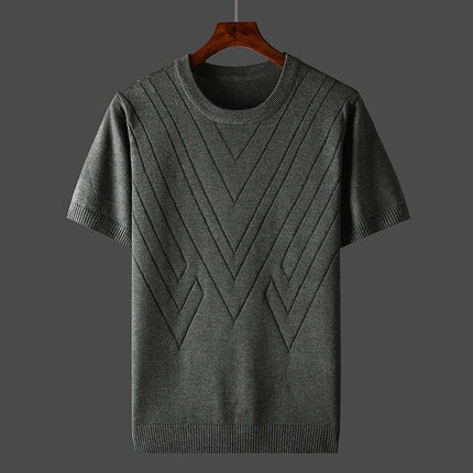 Men’s Meridian Geometric Knit T-Shirt