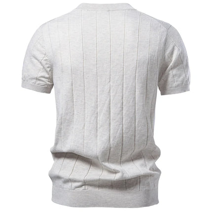Men’s Meridian Ribbed Knit T-Shirt