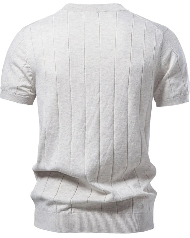 Men’s Meridian Ribbed Knit T-Shirt