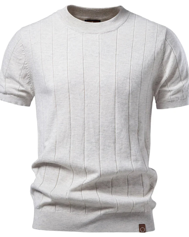 Men’s Meridian Ribbed Knit T-Shirt