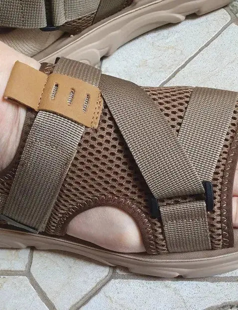 Men’s Mesh Panel Strap Sandals