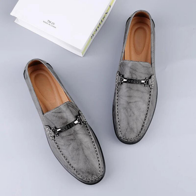 Men’s Metro Moc Metal Accent Loafers