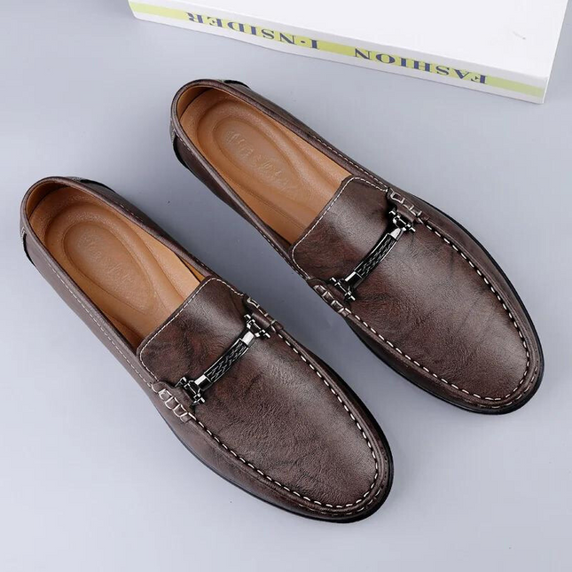 Men’s Metro Moc Metal Accent Loafers