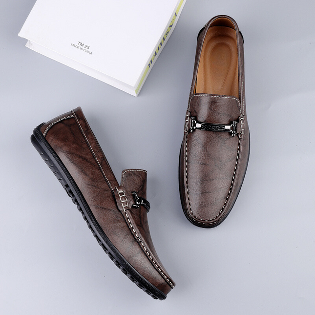 Men’s Metro Moc Metal Accent Loafers