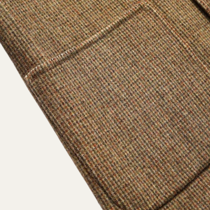Men’s Micro Check Notched Blazer