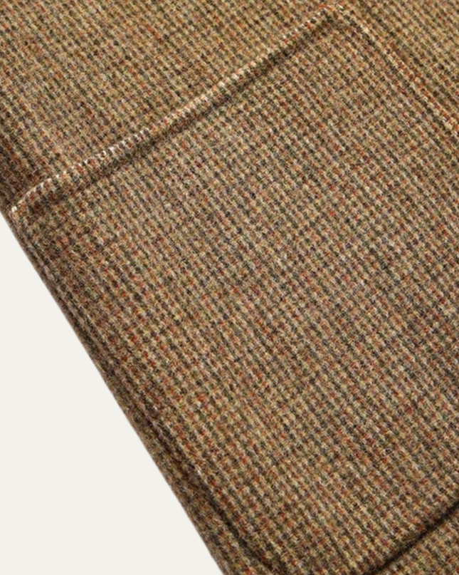 Men’s Micro Check Notched Blazer
