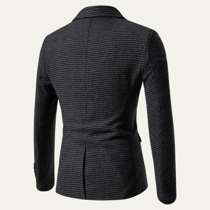 Men’s Micro Check Slim Blazer