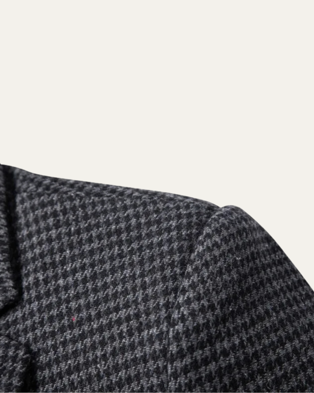 Men’s Micro Check Slim Blazer