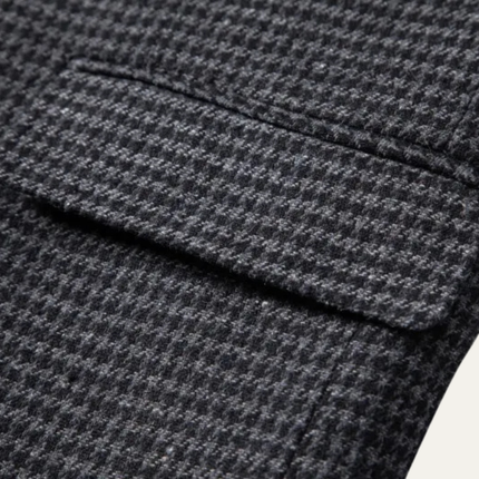Men’s Micro Check Slim Blazer