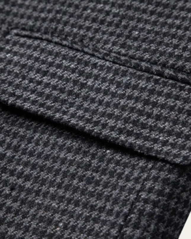 Men’s Micro Check Slim Blazer