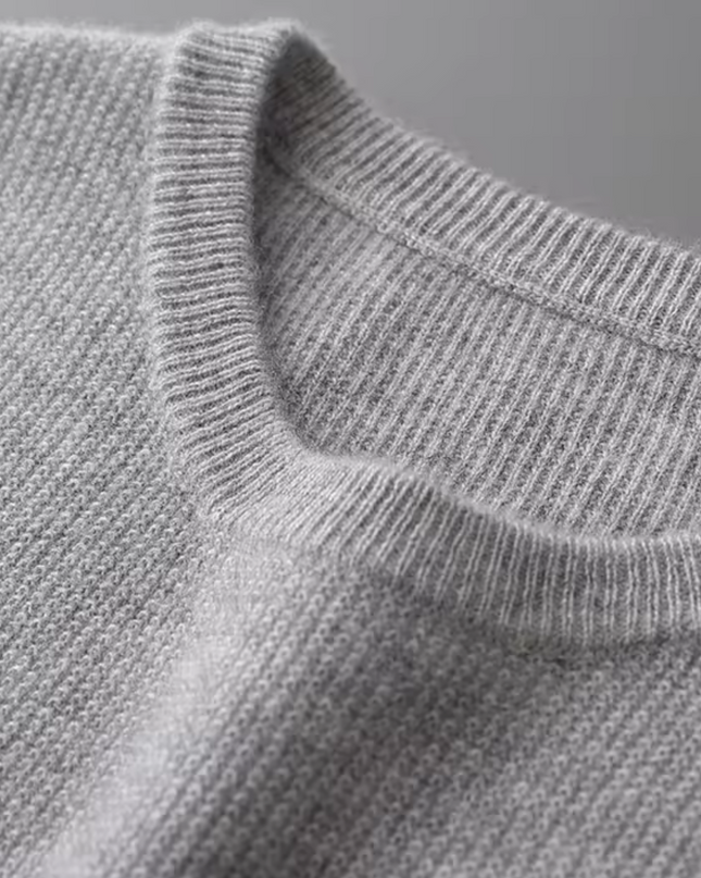Men’s Minimal Crew Neck Knit Vest