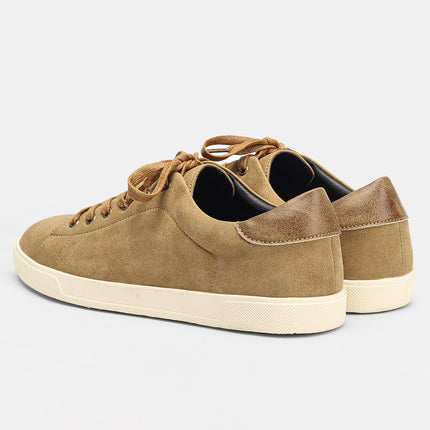 Men’s Minimal Lace-Up Casual Sneakers
