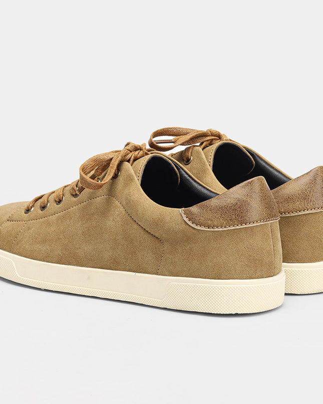 Men’s Minimal Lace-Up Casual Sneakers