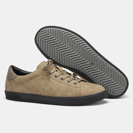 Men’s Minimal Lace-Up Casual Sneakers