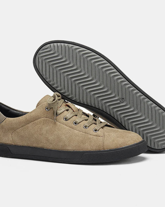 Men’s Minimal Lace-Up Casual Sneakers