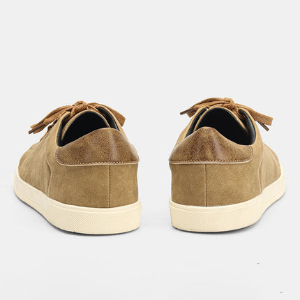 Men’s Minimal Lace-Up Casual Sneakers