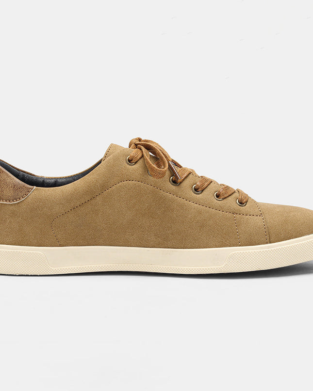 Men’s Minimal Lace-Up Casual Sneakers