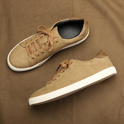 Men’s Minimal Lace-Up Casual Sneakers