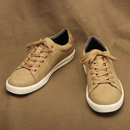 Men’s Minimal Lace-Up Casual Sneakers
