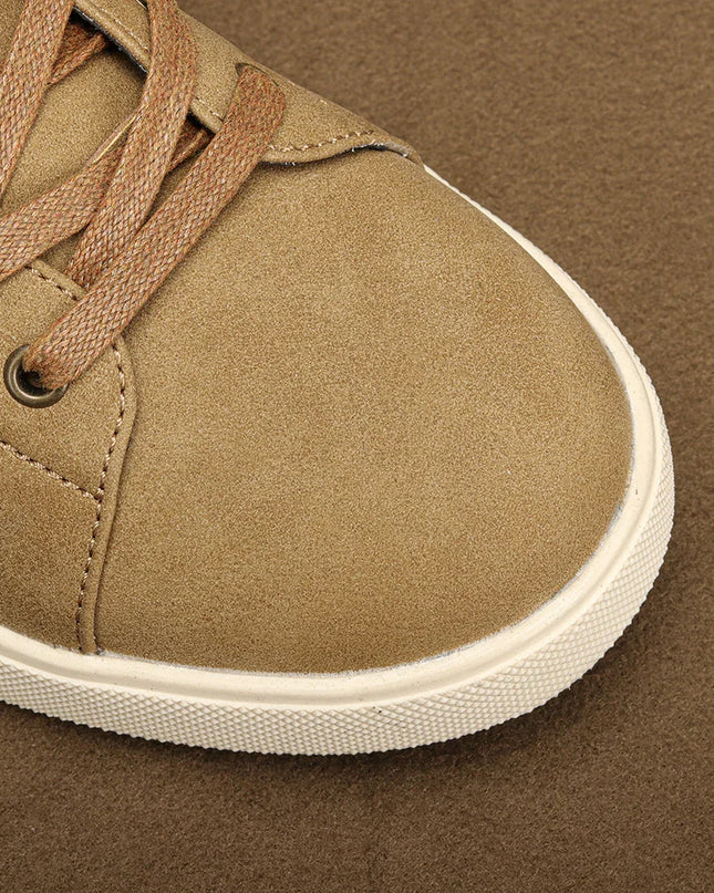 Men’s Minimal Lace-Up Casual Sneakers