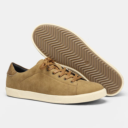 Men’s Minimal Lace-Up Casual Sneakers