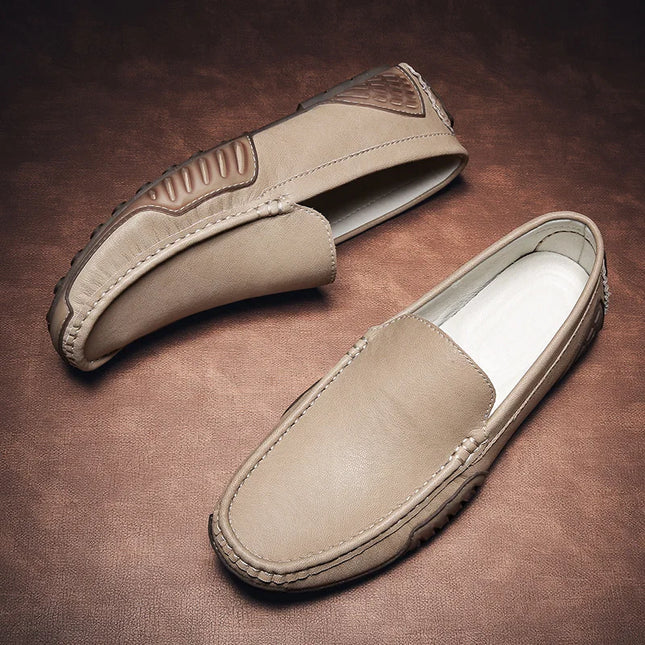 Men’s Minimal Moc Toe Driving Loafers